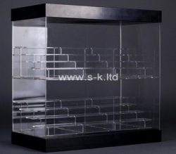 Custom 8 tiered acrylic display cabinet, perspex display cabinet