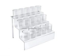 Custom 3 tiers clear acrylic cups display holders FD-287