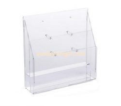 Custom wall 2 tiers acrylic leaflet holders BHK-786