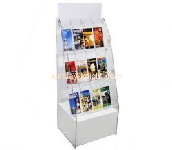 Customize perspex floor brochure holder BHK-604