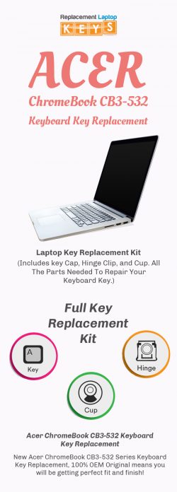 Get Quality Acer R751T ChromeBook Keyboard Keys from Replacement Laptop Keys