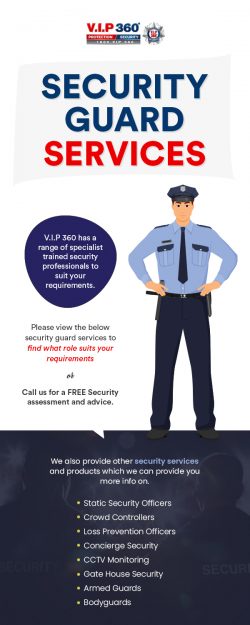 Get Security Guard & VIP Protection Service from VIP 360