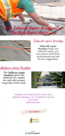 Qualified Sidewalk Repair Contractor in NYC