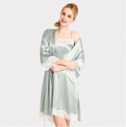 22 Momme High Quality Women’s Lovely Silk Robe Set