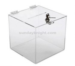 Suggestion box with lock, Clear lockable suggestion box – Custom service