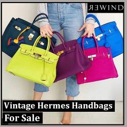 Vintage Hermes Handbags For Sale at Rewind Vintage Affairs