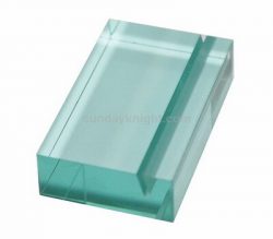 Acrylic Block Sign Holder Acrylic Block with Slot – Factory direct sale