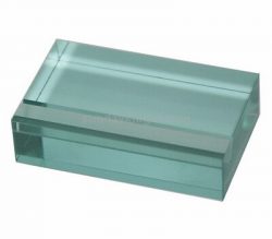 Acrylic Block Sign Holder Acrylic Block with Slot – Factory direct sale