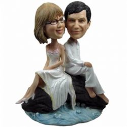 Near Beach Wedding Custom Bobblehead