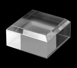 Custom acrylic beveled display block, perspex display block