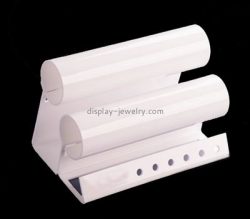 Custom retail white acrylic watches display stand WDJ-055