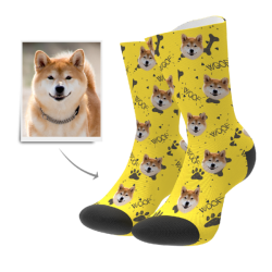 Custom Woof Dog Socks