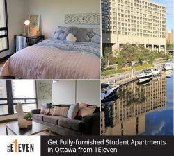 Get Fully-furnished Student Apartments in Ottawa from 1Eleven