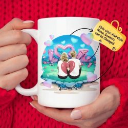 Personalized Couple Lover Coffee Mug(Online Design & 3D Preview) | Made In USA