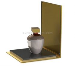 Gold acrylic perfume display stand – Made to order