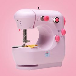 Pink Desktop Portable Household Sewing Machine – Use code “NEW20” and save 20%!