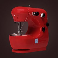 Red Mini Electric Craft Sewing Machine