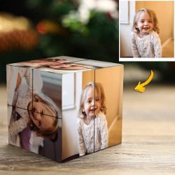 Custom Rubix Cube Baby’s Gift 9 Photos Cube