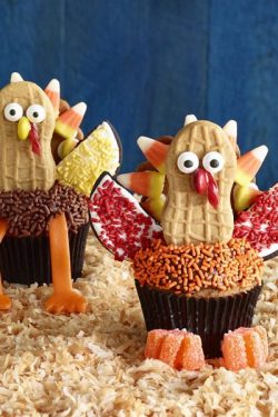 Turkey cupcakes