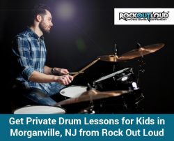 Get Private Drum Lessons for Kids in Morganville, NJ from Rock Out Loud