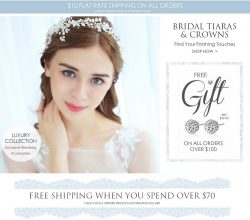 Bridal Tiaras & Crowns At The Wedding Garter