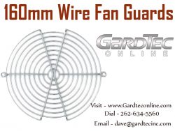 160mm Wire Fan Guards At GardTecOnline