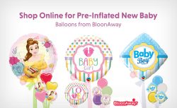 Shop Online for Pre-Inflated New Baby Balloons from BloonAway