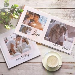 Custom Photo Book For Anniversary Square Book – 3 Size To Choose