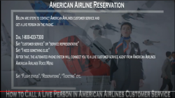 How to Call a Live Person in American Airlines for Reservation and Customer Services