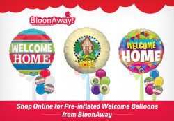 Shop Online for Pre-inflated Welcome Balloons from BloonAway