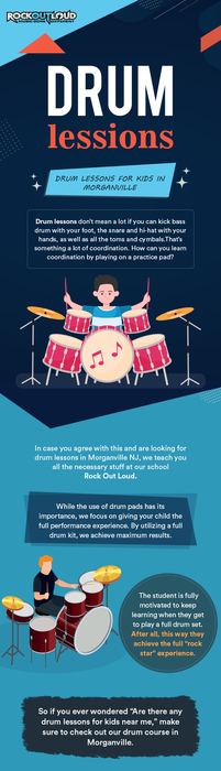 Get the Best Drum Lessons for Kids in Morganville from Rock Out Loud