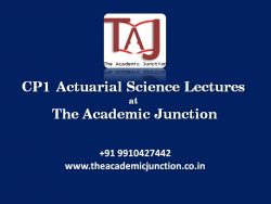 Actuarial Science CP1 Ch 37| By Silky Lamba|All India Topper| Experienced Faculty