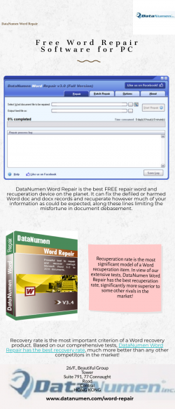 Free Word Repair Software for PC