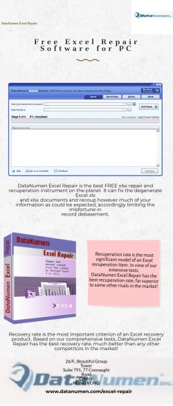 Free Excel Repair Software for PC