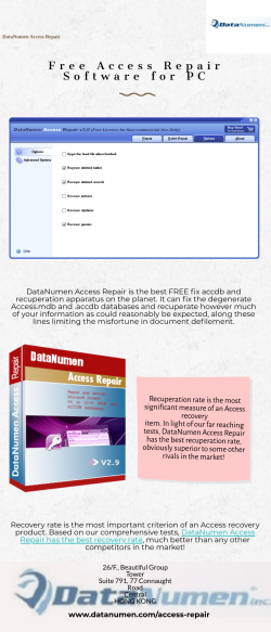 Free Access Repair Software for PC