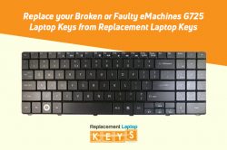 Replace your Broken or Faulty eMachines G725 Laptop Keys from Replacement Laptop Keys