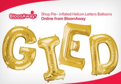 Shop Pre- inflated Helium Letters Balloons Online from BloonAway