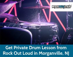 Get Private Drum Lesson from Rock Out Loud in Morganville, NJ