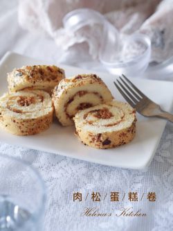 肉松蛋糕卷 (Pork Floss Swiss Roll)