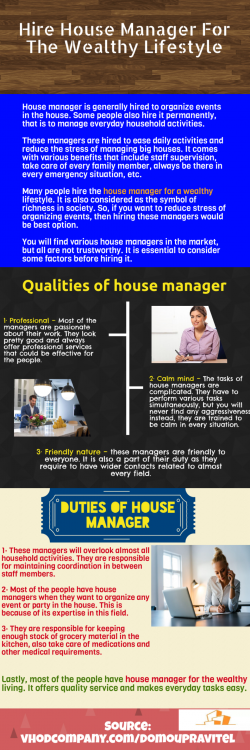 Find a suitable house manager company