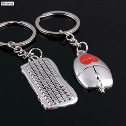 Keyboard Mouse Key Chain