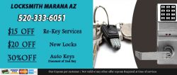 Locksmith Marana AZ (520) 333-6051