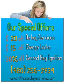 Locksmiths Apache Junction AZ (480) 256-2934