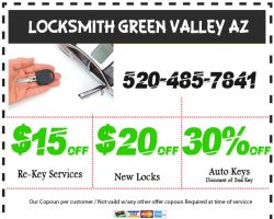 Locksmiths Green Valley (520) 485-7841