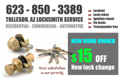 Locksmiths Tolleson AZ (623) 850-3389