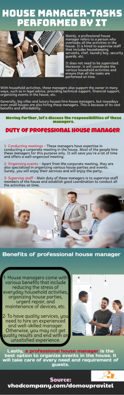 Duty of professional house manager