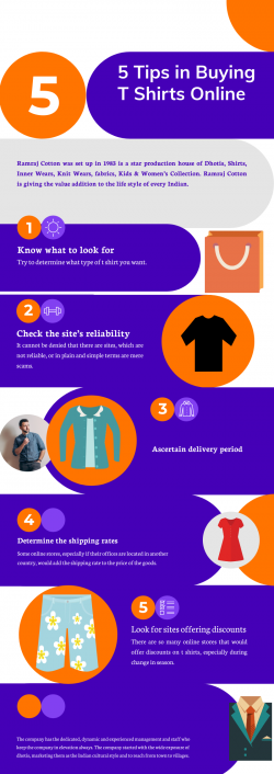 5 Tips in Buying T Shirts Online