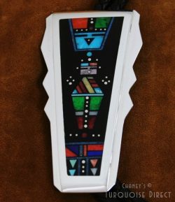 JIMMY HARRISON YEI INLAY BOLO TIE