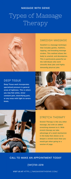 Types of Massage Therapy Techniques– Massage With Genie