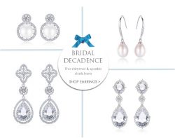 SHOP BRIDAL DECADENCE EARRINGS AT THE WEDDING GARTER